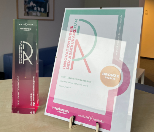 vigo Krankenversicherung erhält Innovationspreis der Assekuranz