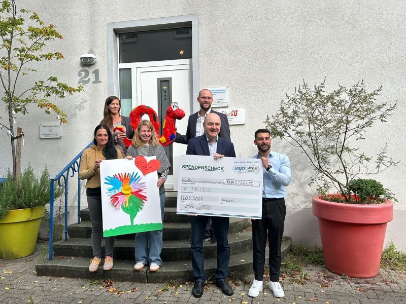 Spendenübergabe FITKIDS in Wesel
